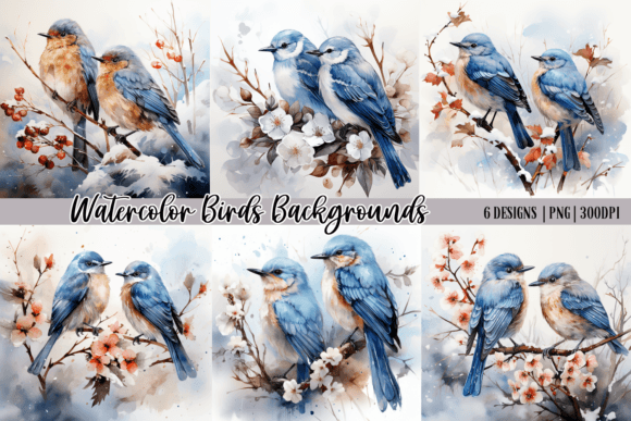 Capturing Winter's Charm: The Versatile Appeal of Birds Bule Backgrounds