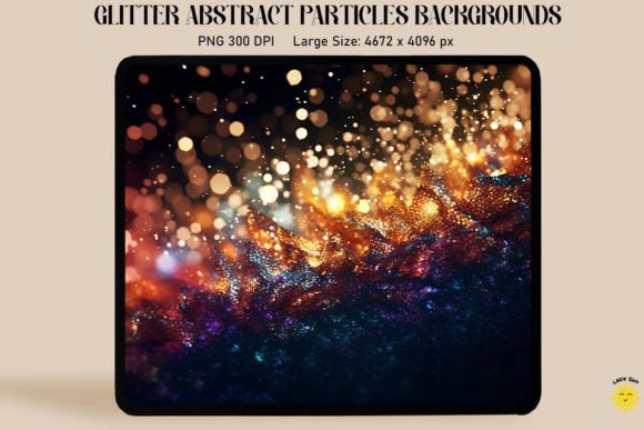 Colorful Glitter Abstract Backgrounds: A Designer's Sparkle Kit