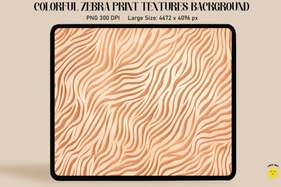 Pastel Beige Zebra Print Backgrounds: A Soft Take on a Bold Pattern