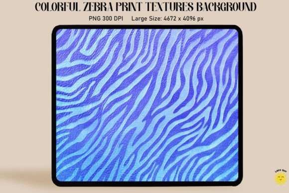 Pastel Indigo Zebra Print Backgrounds: A Design Asset Unpacked