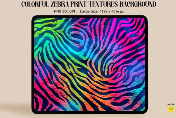 Pretty Neon Zebra Print Backgrounds: A Bold Design Asset