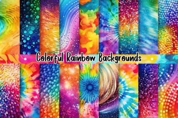 Unlock Creative Potential with Colorful Rainbow Backgrounds